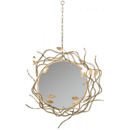 Safavieh Gold Wreath Mirror- Antique Gold - 38.5 x 3 x 34.5 in. MIR4062A
